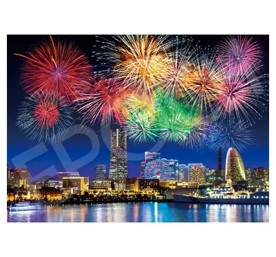 07-401s 横浜夜景と絢爛花火-神奈川