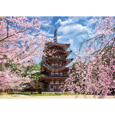 【予約】07-472s 醍醐寺の桜と五重塔―京都