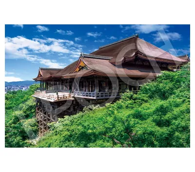 【メーカー取寄】09-028s 新緑映える清水寺ｰ京都