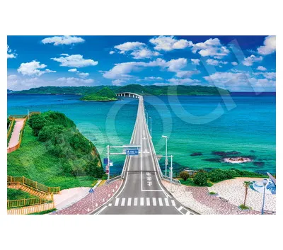 【メーカー取寄】09-030s 青い海と角島大橋ｰ山口