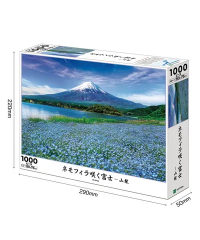 09-040s ネモフィラ咲く富士ｰ山梨