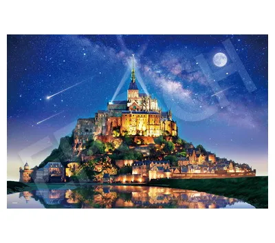 【メーカー取寄】11-617s 星降るモン・サン・ミシェル-フランス