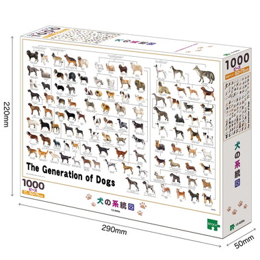【メーカー取寄】12-625s 犬の系統図