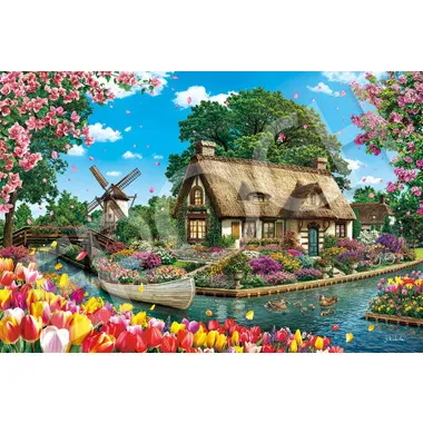 【メーカー取寄】22-604s 花咲く運河の村