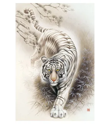 【メーカー取寄】23-092 白虎図