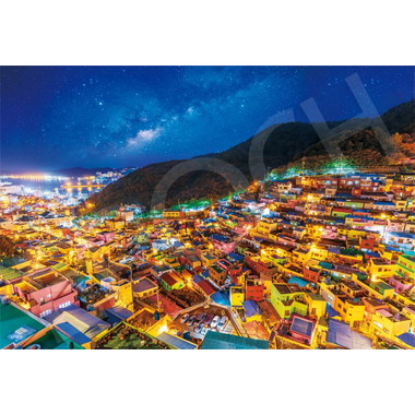 【予約】28-052s 甘川文化村（カムチョンムナマウル）の夜景―韓国