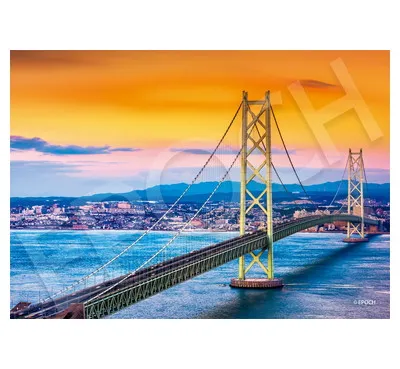 【メーカー取寄】52-806 夕暮れの明石海峡大橋―兵庫