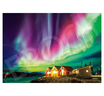 【メーカー取寄】52-807 オーロラ輝く夜空―ノルウェー