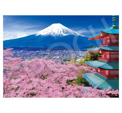【メーカー取寄】52-810 春風富士と五重塔ー山梨