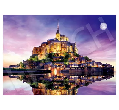 【メーカー取寄】54-718 夕暮れのモン・サン・ミシェル－フランス