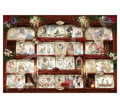 【メーカー取寄】73-405s Ｂｏｏｋｓｈｅｌｆ／Ｄｉｓｎｅｙ　Ｐｒｉｎｃｅｓｓ　３００ピース　（ブックシェルフ/ディズニープリンセス）