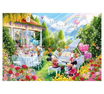 【メーカー取寄】73-410s Mickey & Friends -Melody of Love-(ミッキー&フレンズ -メロディオブラブ-) 300ピース