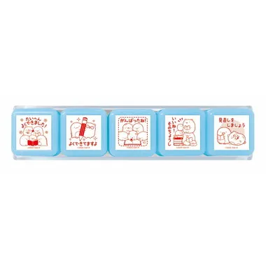 【メーカー取寄】SE5-007 浸透印せんせいスタンプ　すみっコぐらし