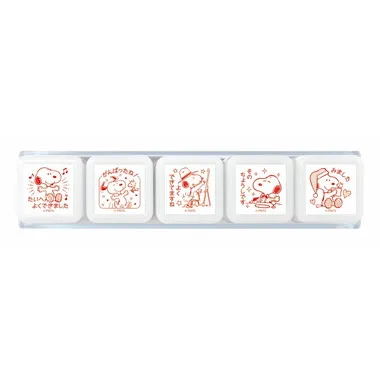 【メーカー取寄】SE5-008 浸透印せんせいスタンプ　スヌーピー