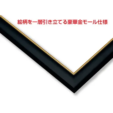 木製ゴールドモールパネル 10-T クロ