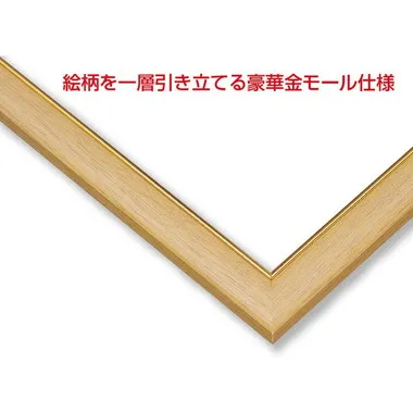 木製ゴールドモールパネル 10-D クリアー