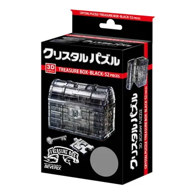 |メーカー品切れ中|【メーカー取寄】50137 クリスタルパズル　トレジャーボックス　ブラック