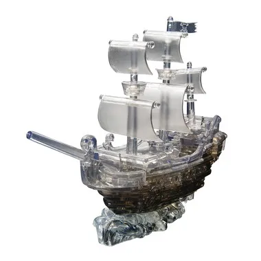 【メーカー取寄】50141 クリスタルパズル　パイレーツシップ　ブラック