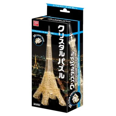 |メーカー品切れ中|【メーカー取寄】50149 クリスタルパズル　エッフェルタワー・ゴールド