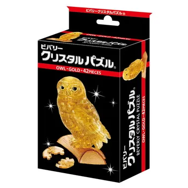 |メーカー品切れ中|【メーカー取寄】50191 クリスタルパズル　オウル・ゴールド