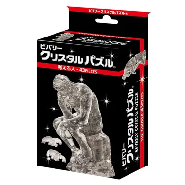 【メーカー取寄】50204 クリスタルパズル　考える人