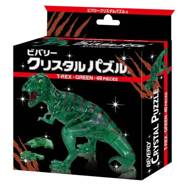 50227 クリスタルパズル　T-REX・グリーン