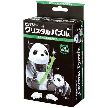 【メーカー取寄】50232 クリスタルパズル　パンダ&ベビー