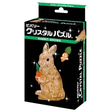 50234 クリスタルパズル ラビット・ブラウン
