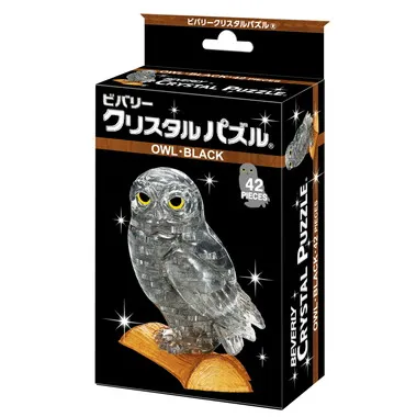 |メーカー品切れ中|【メーカー取寄】50243 クリスタルパズル　オウル・ブラック