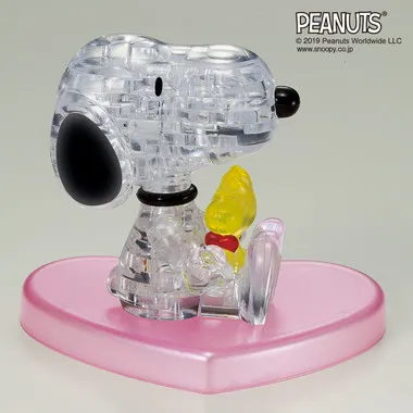 【メーカー取寄】クリスタルパズル　スヌーピー　ハグ･ハート