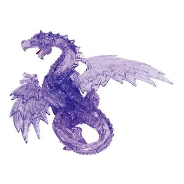 |メーカー品切れ中|【メーカー取寄】 クリスタルパズル　パープル ドラゴン