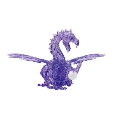 |メーカー品切れ中|【メーカー取寄】 クリスタルパズル　パープル ドラゴン