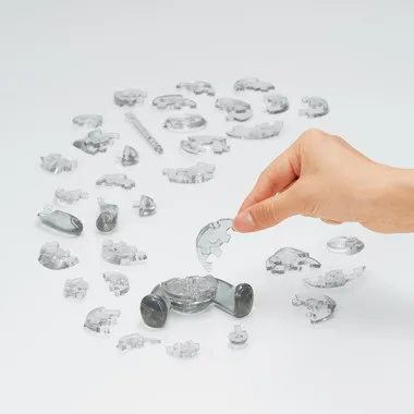 【メーカー取寄】クリスタルパズル ブラックベア