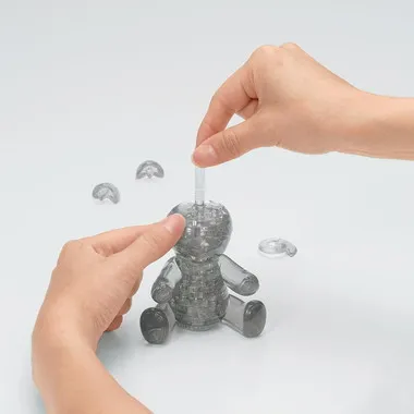 【メーカー取寄】クリスタルパズル ブラックベア