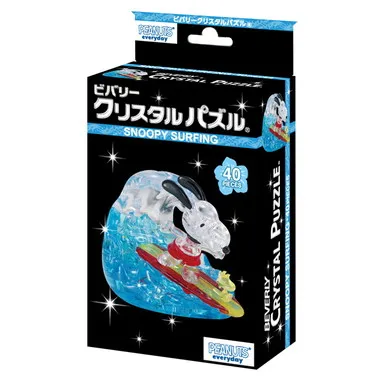 【メーカー取寄】50258 クリスタルパズル スヌーピー サーフィン