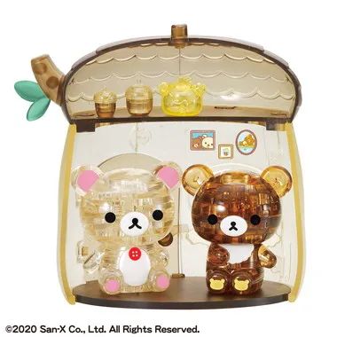【メーカー取寄】 クリスタルパズル　コリラックマ&チャイロイコグマ どんぐりのおうち