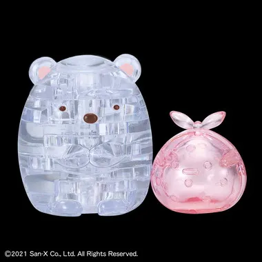 【メーカー取寄】クリスタルパズル すみっコぐらし しろくま&ふろしき