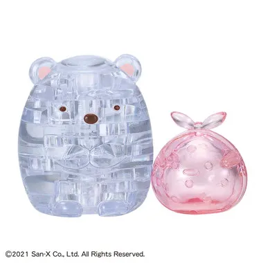 【メーカー取寄】クリスタルパズル すみっコぐらし しろくま&ふろしき