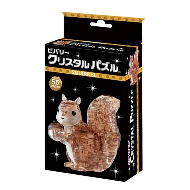 【メーカー取寄】 クリスタルパズル　リス