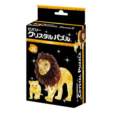 【メーカー取寄】50305 クリスタルパズル　ライオン