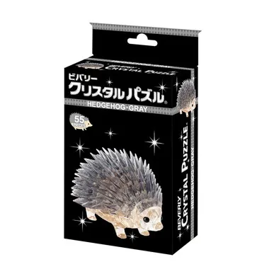 【メーカー取寄】50313 クリスタルパズル　ハリネズミ・グレー