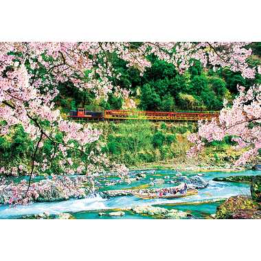 【メーカー取寄】300-007 桜の保津峡