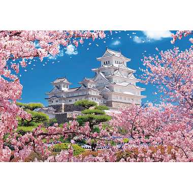 【メーカー取寄】1000-013 桜風の姫路城