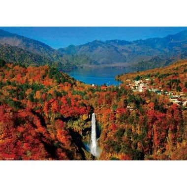 【メーカー取寄】600-015 煌めく紅葉と華厳の滝