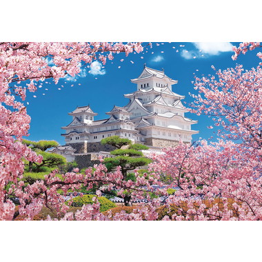 メーカー取寄】300-058 桜風の姫路城 | 玩具の卸売サイト カワダオンライン