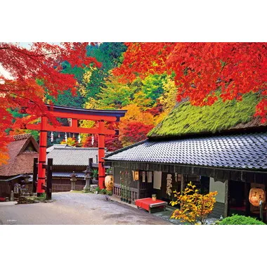 【メーカー取寄】300-108 秋に染まる京茶屋