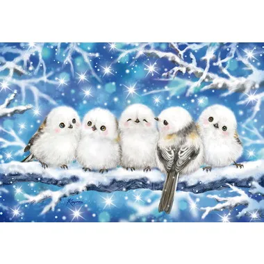 |メーカー品切れ中|【メーカー取寄】1000-111 シマエナガ みんなでおしゃべり