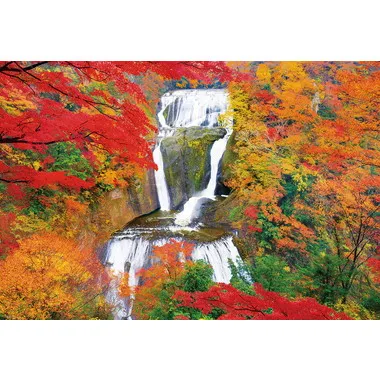 1000-114 秋に染まる袋田の滝
