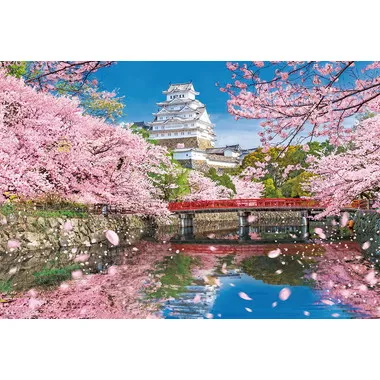 |メーカー品切れ中|【メーカー取寄】1000-136 春爛漫の姫路城