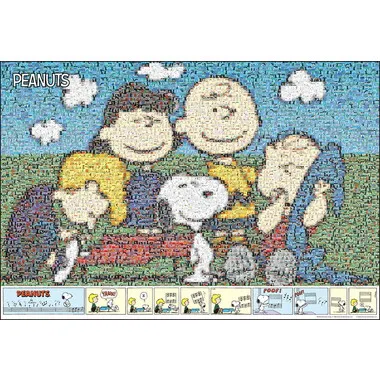 【メーカー取寄】1000-143 モザイクアート スヌーピーと仲間たち